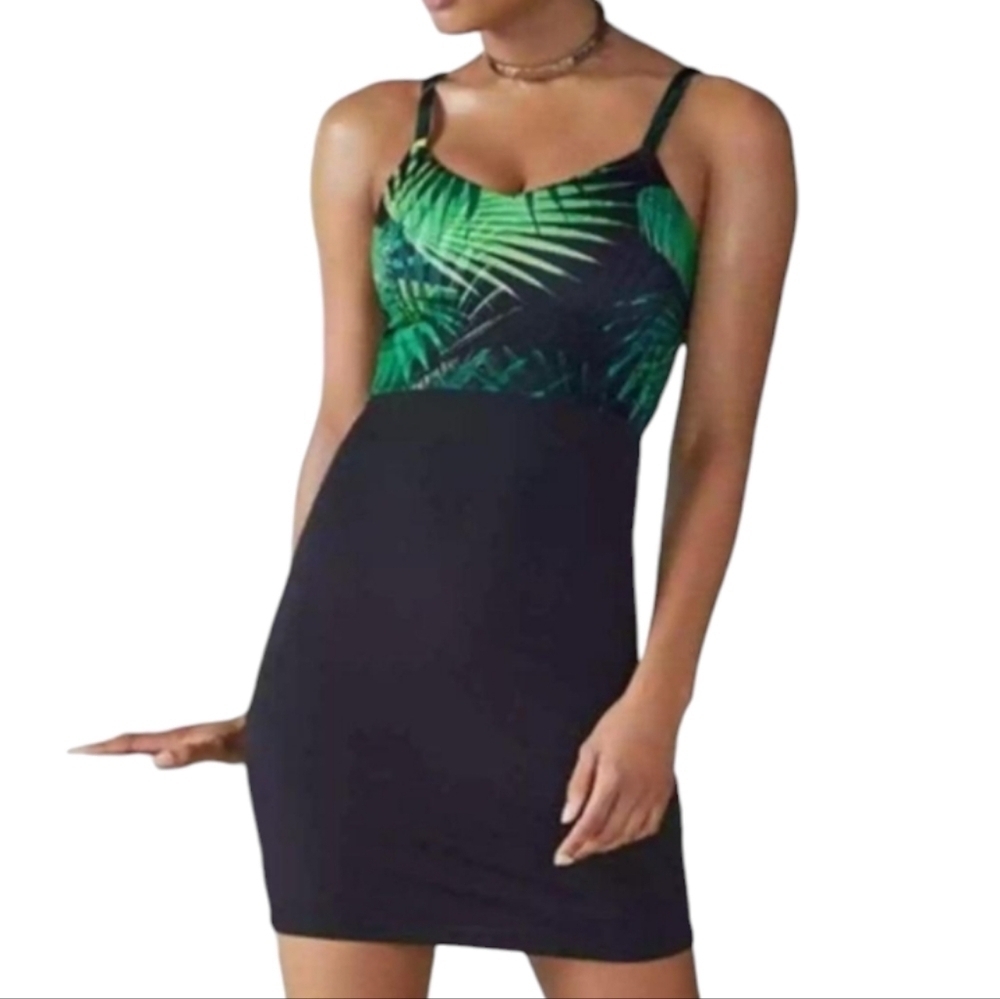 Fabletics Malindi Tropical Print Bodycon Dress‎ Size XXS